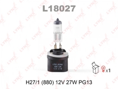 L18027 Лампа накаливания галогенная (H27W/1 12V 27W PG13)