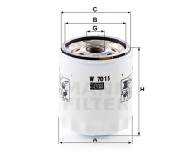 W7015 Mann Filter Фильтр масляный 