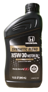 Масло моторное HONDA Motor oil SP/GF-6 5W-30 синтетическое 0.946 л 08798-9134