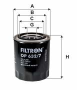 OP632/7 Filtron Фильтр масляный